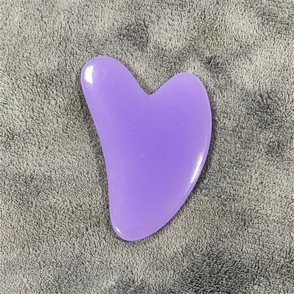 Natural Jade Facial Gua Sha Board Smooth Surface Portable