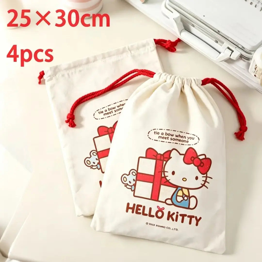 Sanrio Hello Kitty Bundle Pocket Travel Storage Bag Luggage