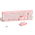 GEEZER Cute Bear Wireless Keyboard Mouse Combo