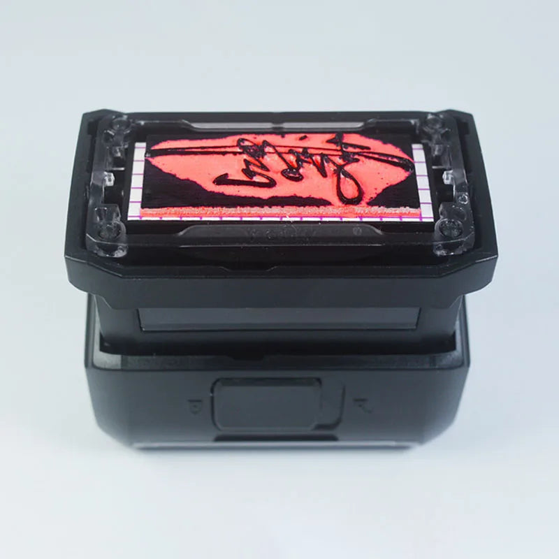 Custom Self-Inking Stamp Customized LOGO Self-Inking Business Address Wax Seal Name Letter Handicrafts Personalize Rubber Stamps