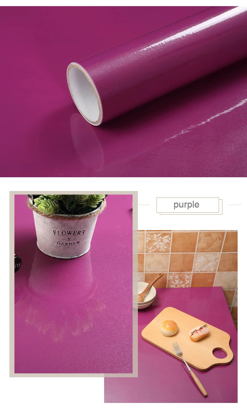PVC DIY Waterproof Oil-proof Wall Stickers Self-Adhesive Marble Wallpaper Cabinets Countertop Bathroom Desktop Renovation Films
