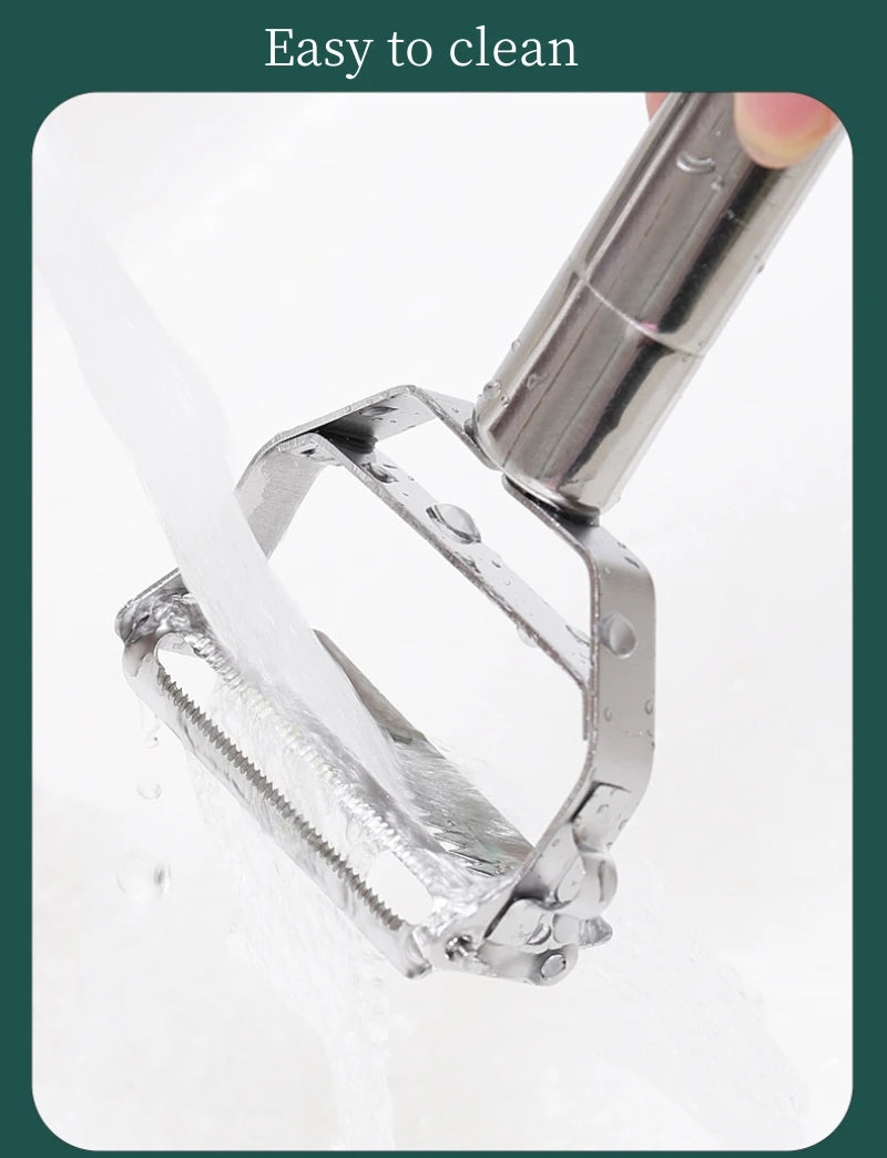1 Pack Of Stainless Steel Peeler Kitchen Multifunctional Vegetable Cutter Fruit And Vegetable Tools Potato Carrot Melon Grater