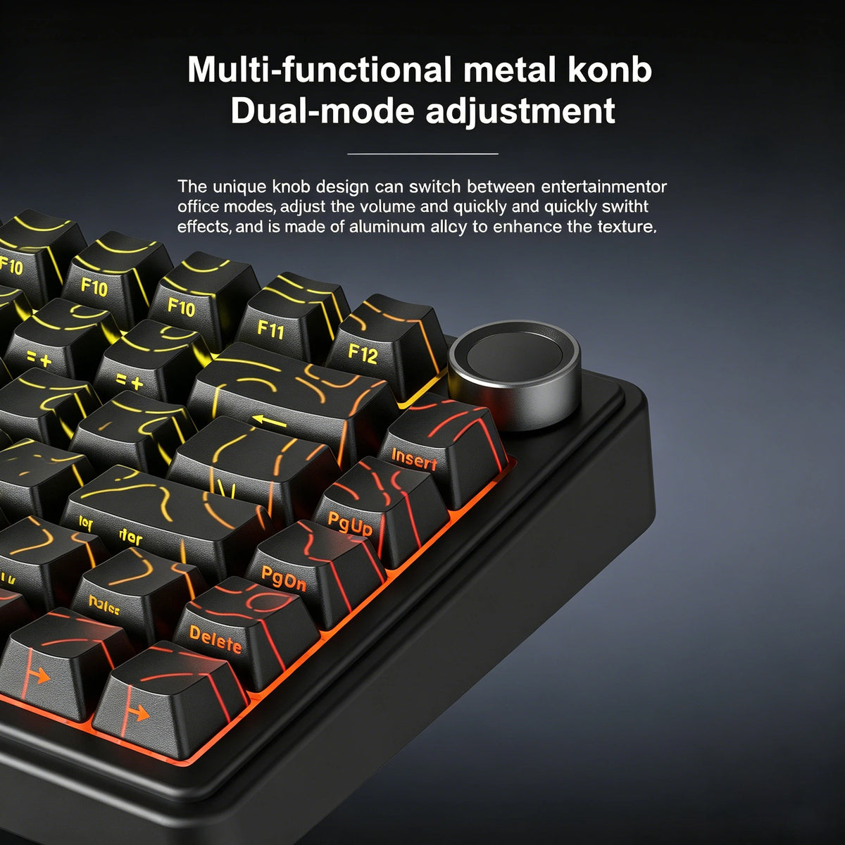 AULA F75 HE 75% Mechanical Keyboard Hall Effect Tri-Mode 2.4G