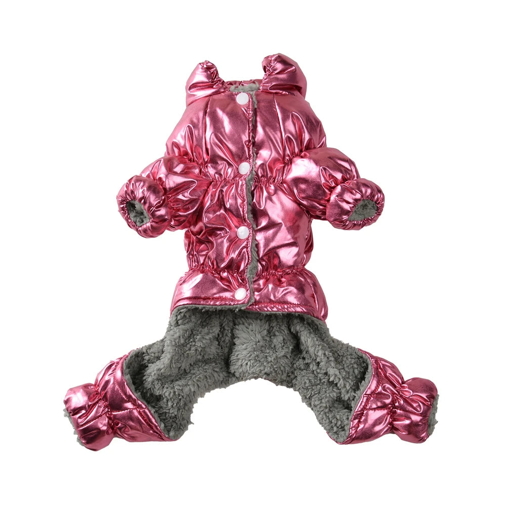 Pet Dog Jumpsuit For Small Medium Dogs Cats Autumn Winter Waterproof Dog Jacket Coat Warm Dog Clothes French Bulldog Pug Clothes