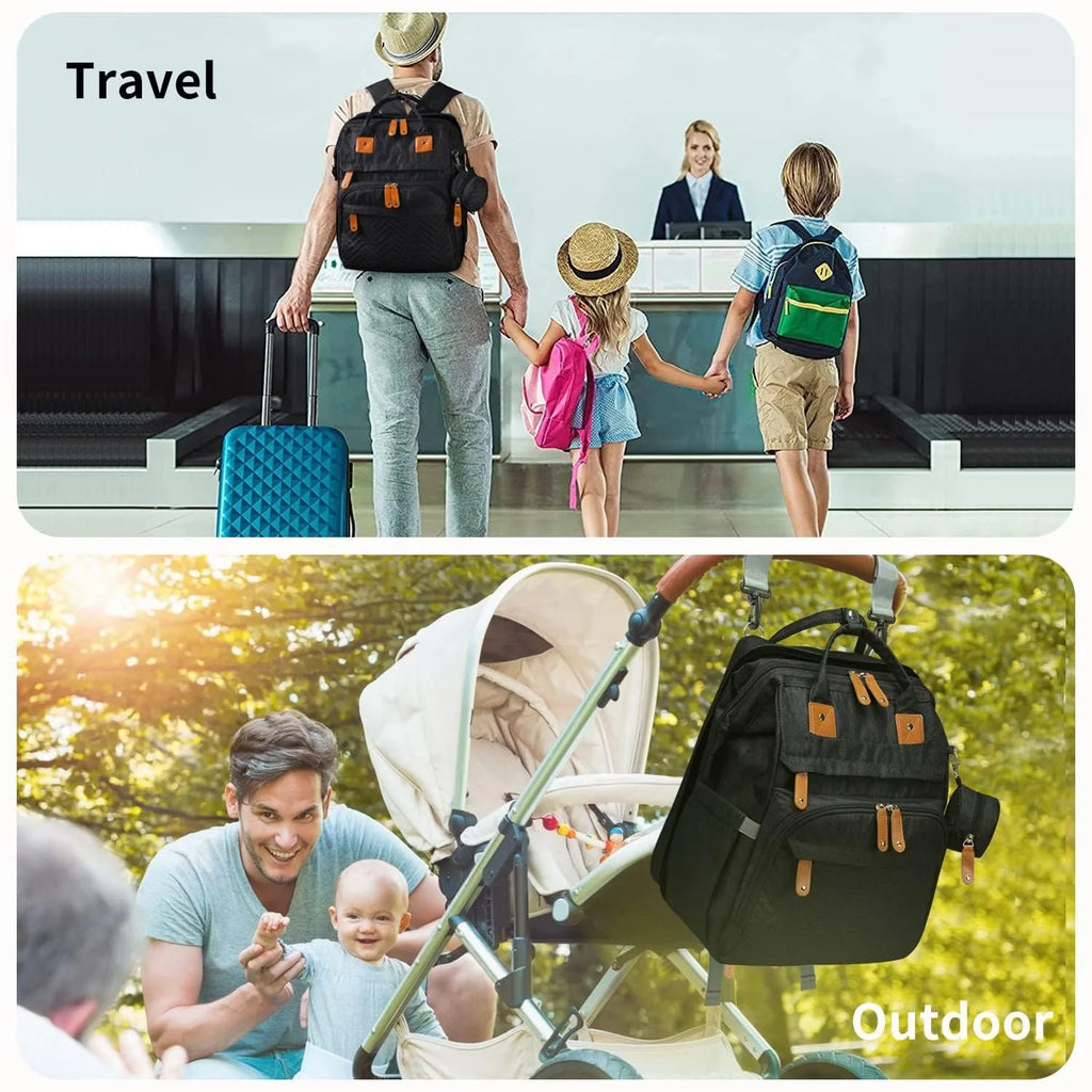 Diaper Bag Folding Bed
