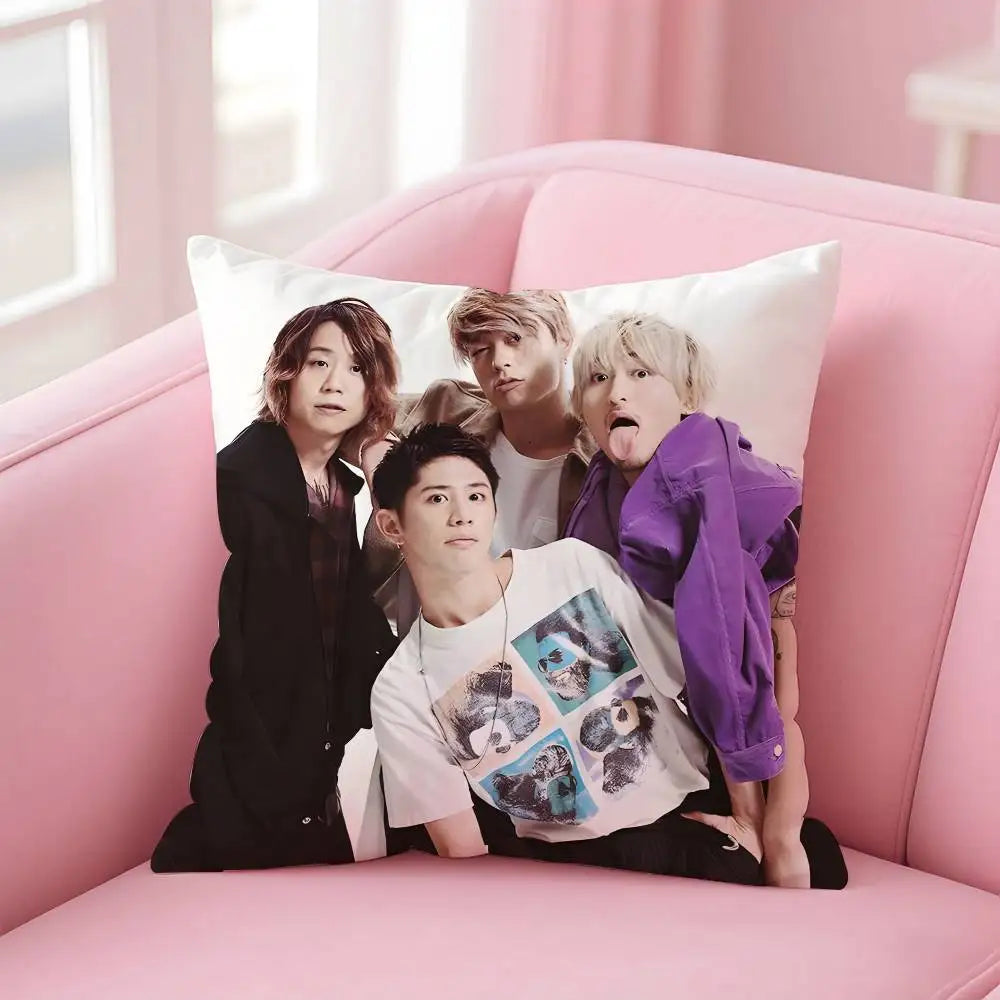 ONE OKBand O-ONE OK R-ROCK Ambitions Pillow Case pattern printing pillowcase living room sofa cushion cover bedroom room decor