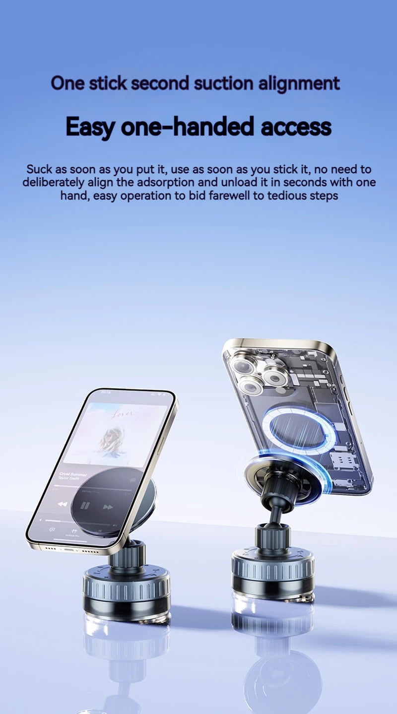 Universal Magnetic Phone Wireless Charger Holder Sucker in Car Home Mirro Gym Bath for Iphone 16 15 14 13 12 11 Pro Max Samsung