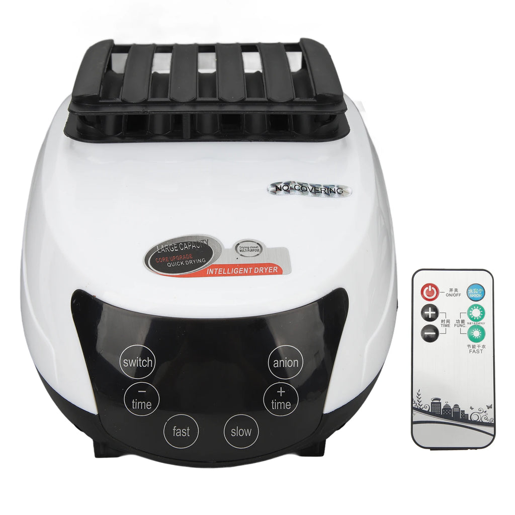 Clothes Dryer White Clothes Dryer Machine Six Buttons Host US 110V Timing Silent  with Remote Control for Home