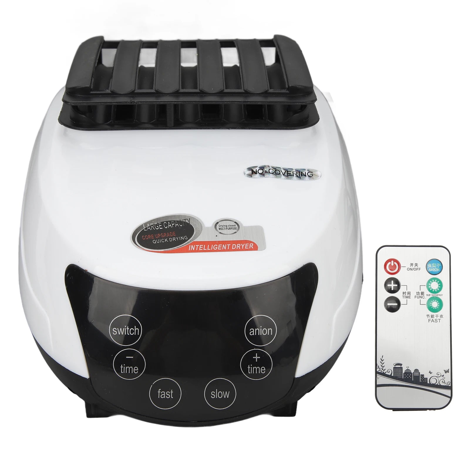 Clothes Dryer White Clothes Dryer Machine Six Buttons Host US 110V Timing Silent  with Remote Control for Home
