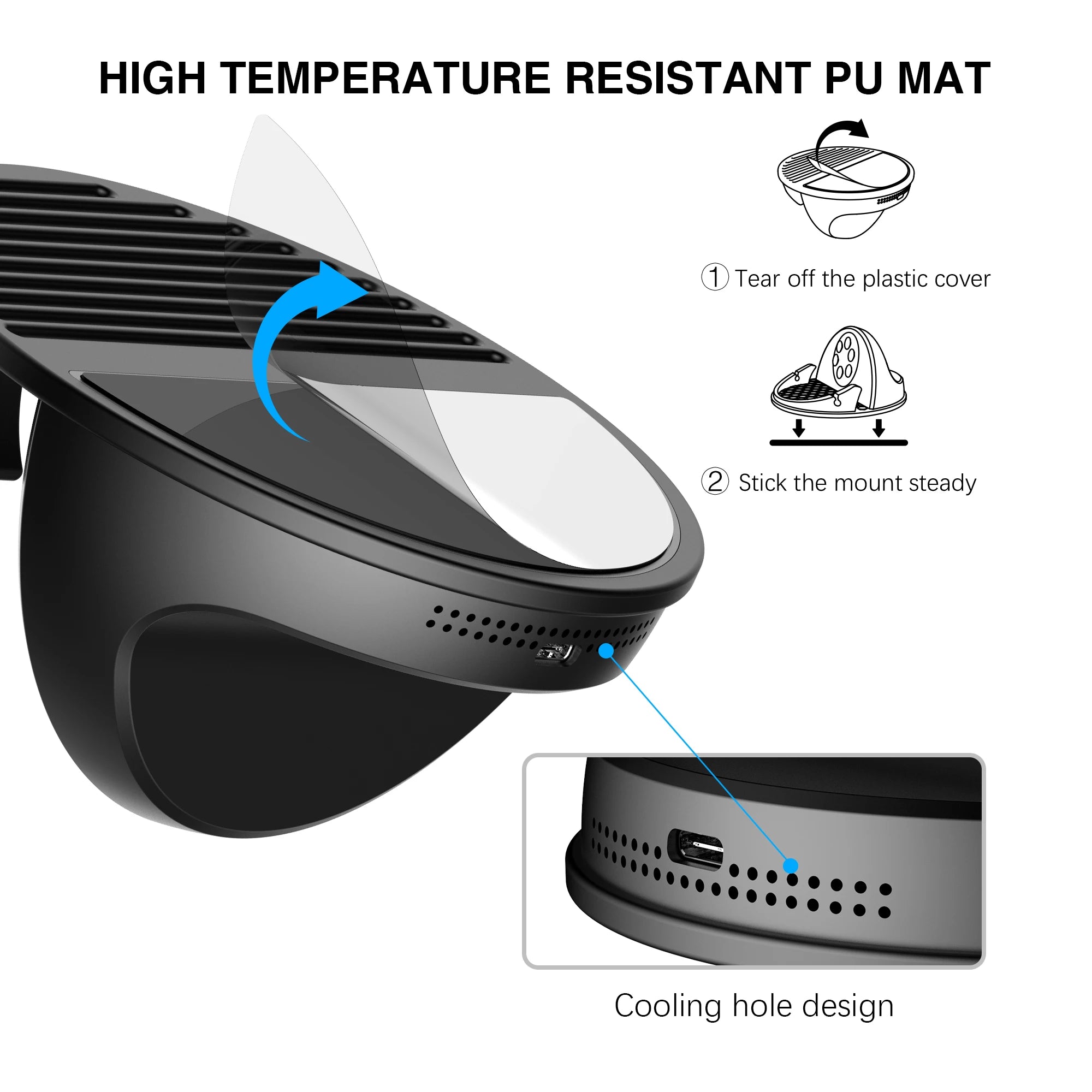 Car Phone Holder Wireless Charger Non-Slip,Mobile Phone Fast Wireless Charger for iPhone15W Wireless Car Charger Dashboard