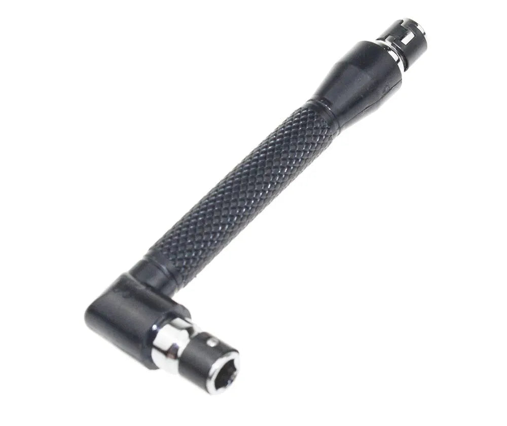 Mini Double-Ended L-Socket Wrench 6.35mm 90° Right Angle