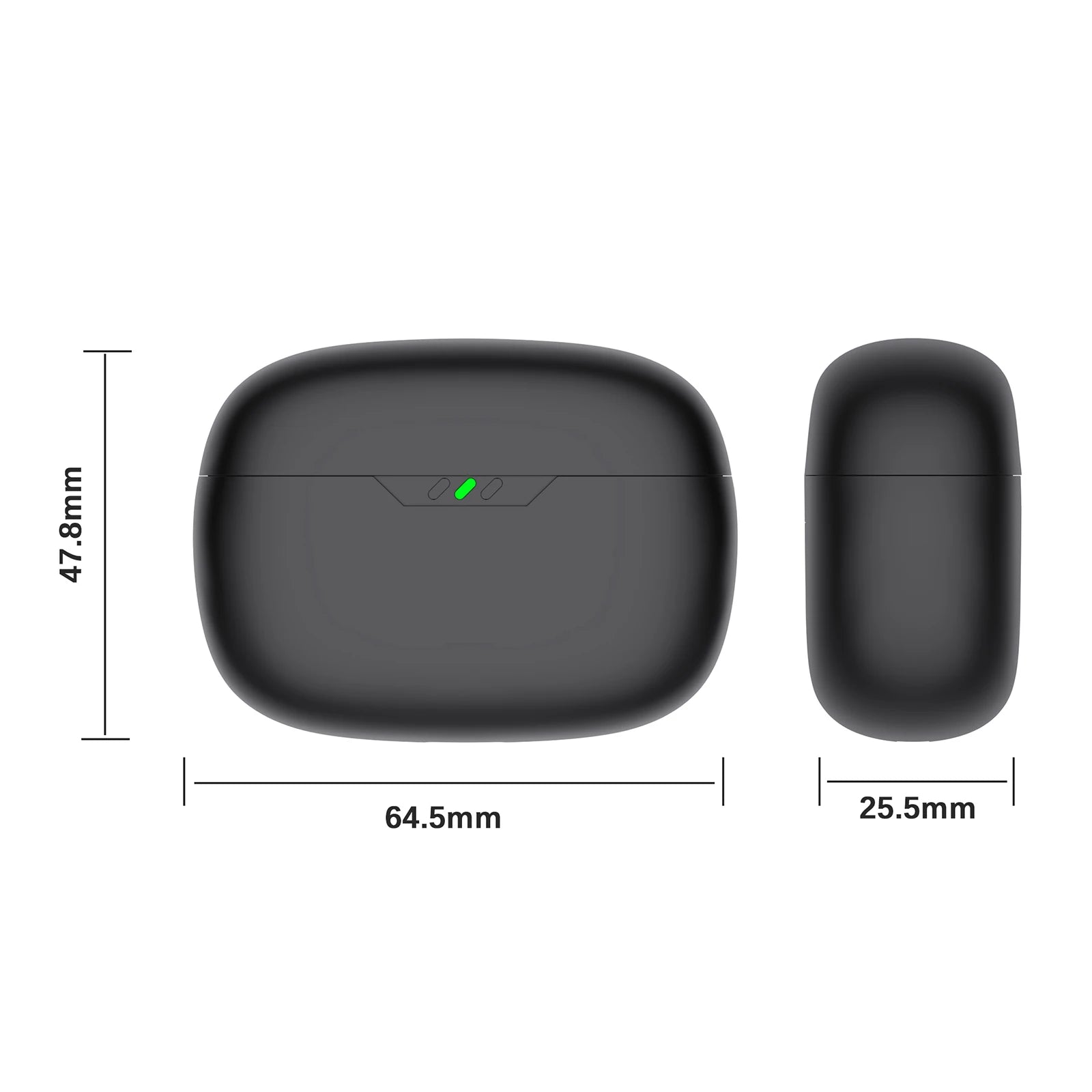 For JBL Vibe Beam Charging Case 600mAh Bluetooth Wireless Charger Box Replacement Type-C Port Portable Earbuds Replace Supplies