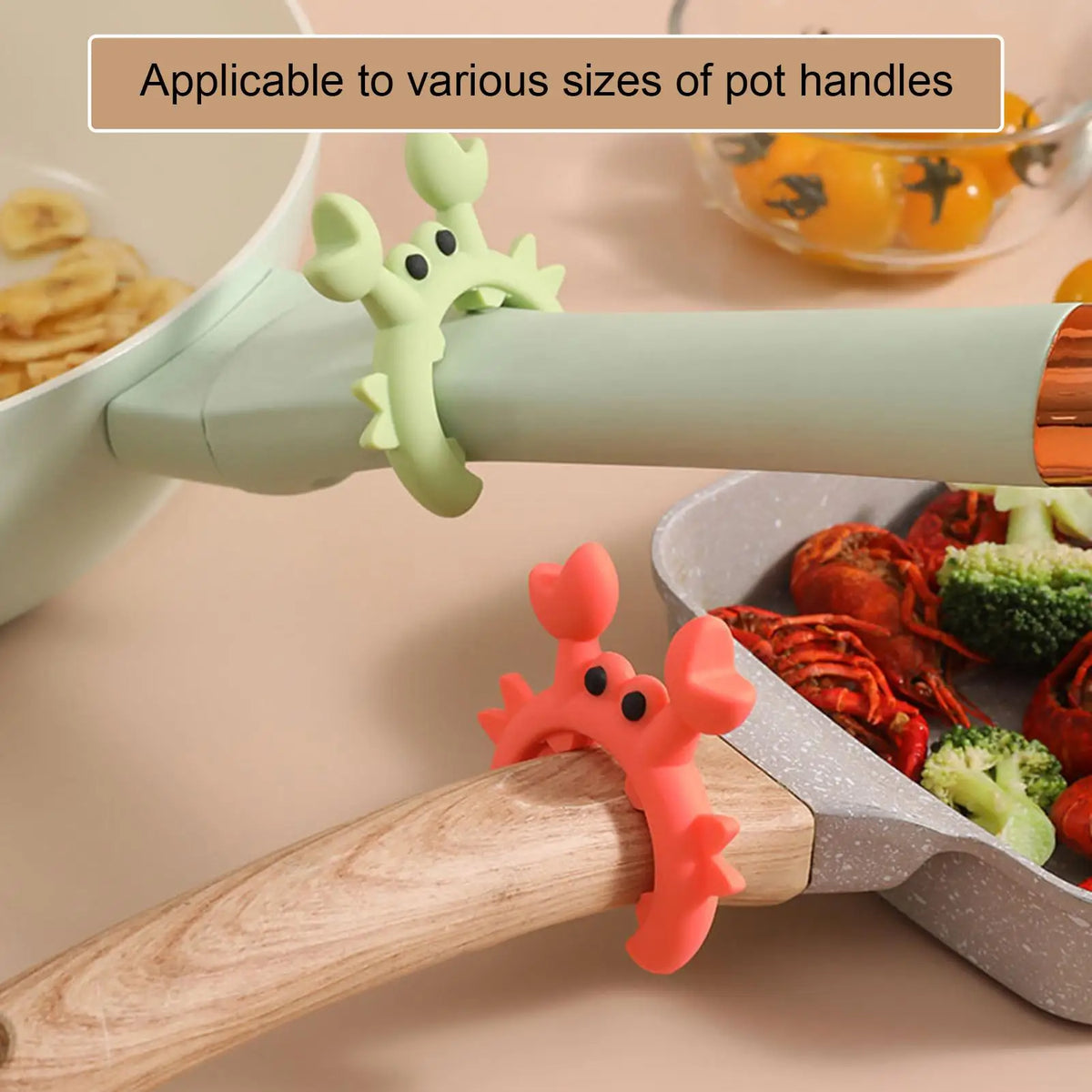 Crab-Shaped Silicone Utensil Rest