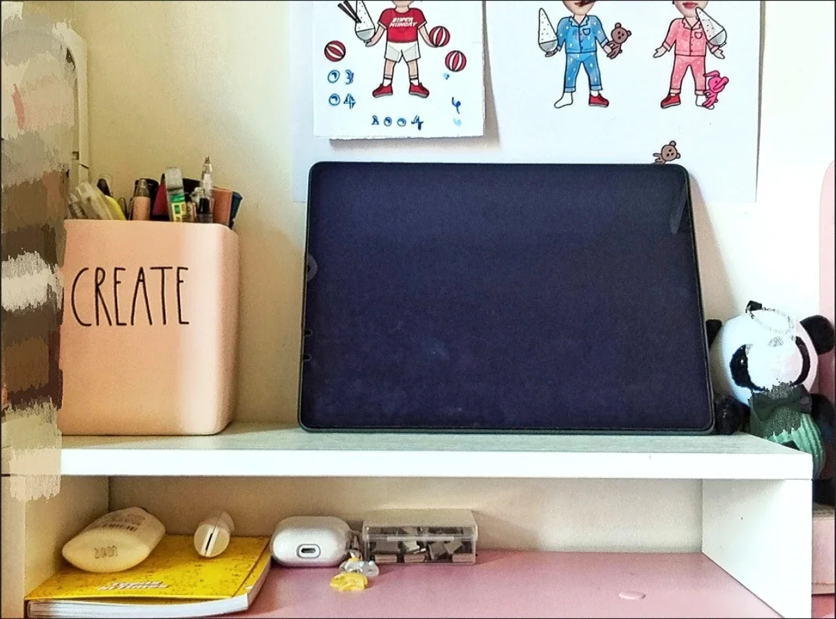Monitor Riser Stand - Ergonomic Laptop Stand Desk Organizer Keyboard Storage