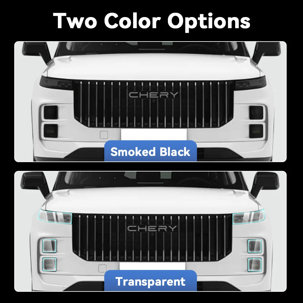 For JAECOO 7 J7 TPU Protection Film Car Pre-Cut Clear Headlight