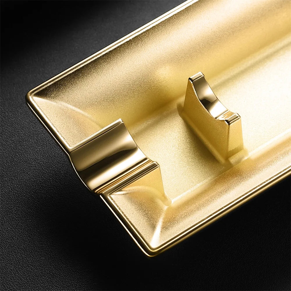 Cigar Ashtray Luxury Retro Large Caliber Holder Ash Tray Cigarette Tobacco Home Office Decoration Portable Single Slot CKA-1001