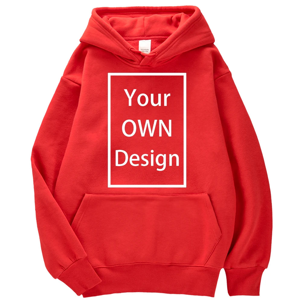 Your OWN Design Brand Logo/Picture Custom Men Women DIY Hoodies Sweatshirt Casual Hoody Clothing 14 Color Loose Fashion New 2023