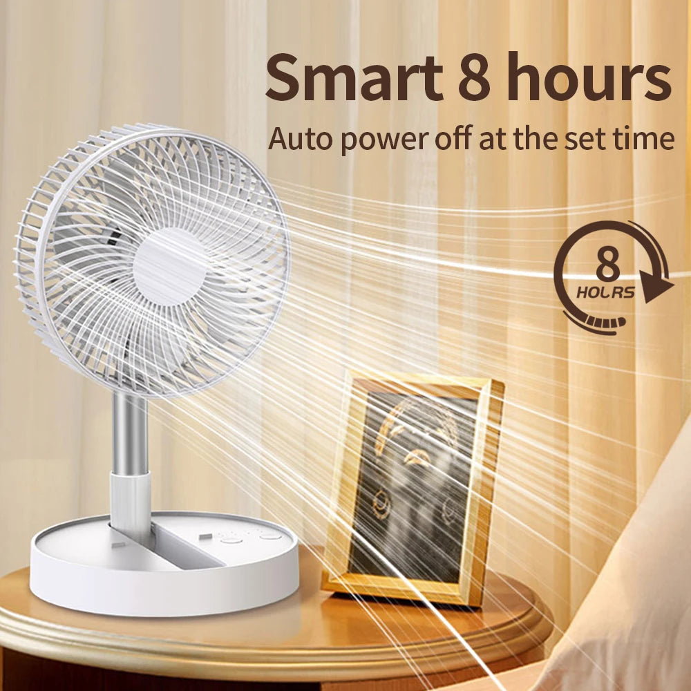 USB Foldable Portable Fan, 8-Inch