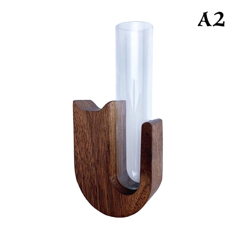 Cat Whisker Vase Pet Whisker Vase Fridge Magnet Wooden And Glass Pet Hair Beard Collector Pets Souvenir Gift Home Decor