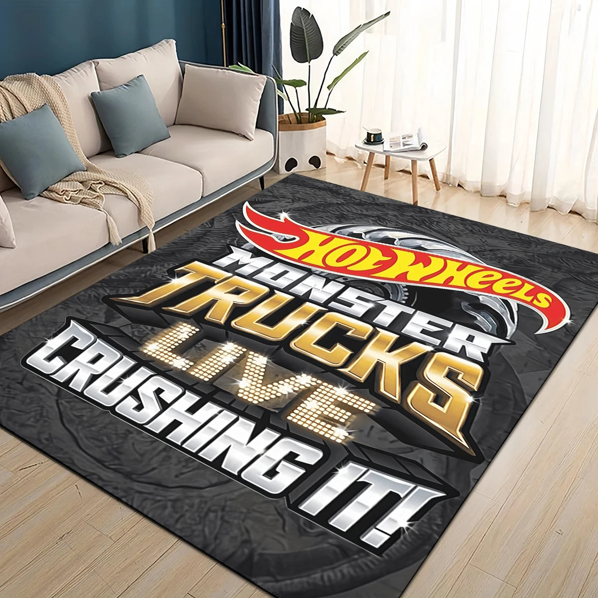 Hot Wheels 27 Style New Racing Car Cartoon Carpet Rug for Living Room Bedroom Home Sofa Decoration,Kids Play Non-slip Floor Mat