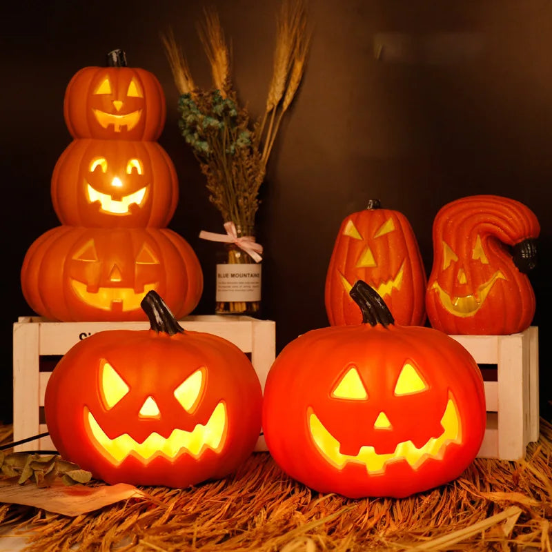 LED Triple-Layer Glowing Pumpkin Decor