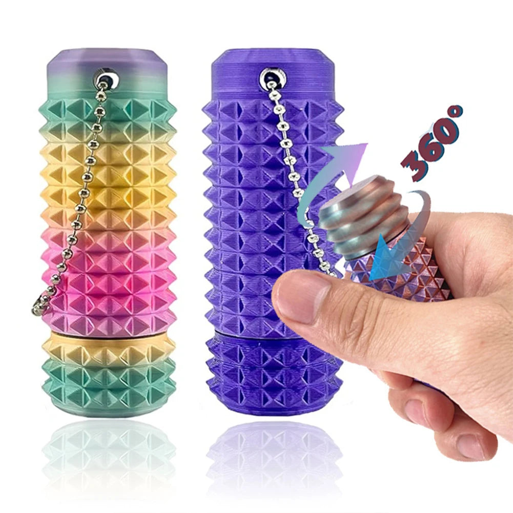 New Little Ouchies Fidget Pocket Mini Fidget Spiky Grippie Stim Keychain Venting Key Pendant For Anxiety Relief Positive Gifts