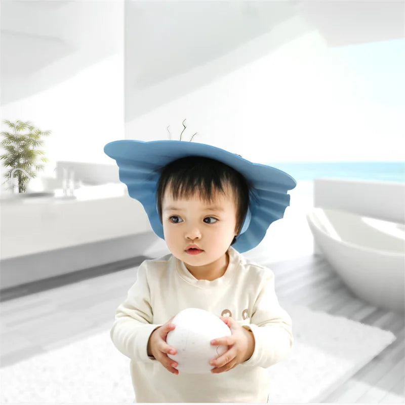Adjustable Kids Shower Cap with Ear Protection