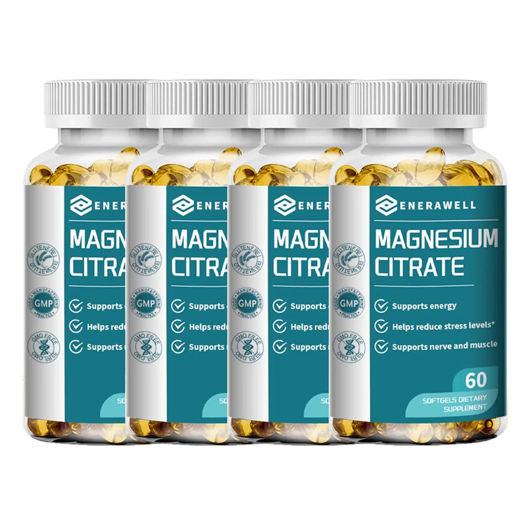 Magnesium Citrate Capsules 500 Mg - Maximum Absorption for