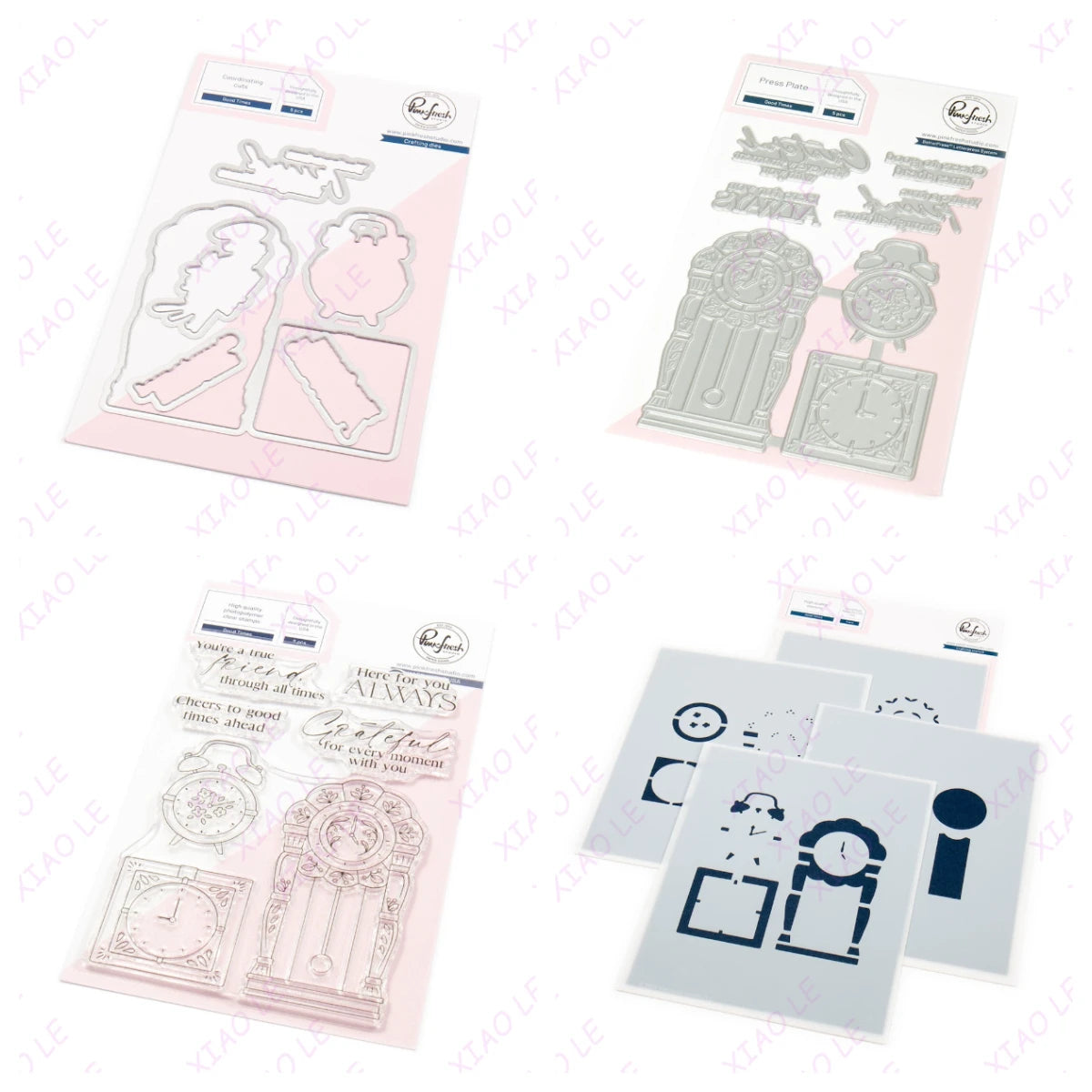Pink Fresh Good Times April Releases Metal Cutting Dies Stamps Stencil Hot Foil Scrapbooking Album Decoration Craft for DIY Card