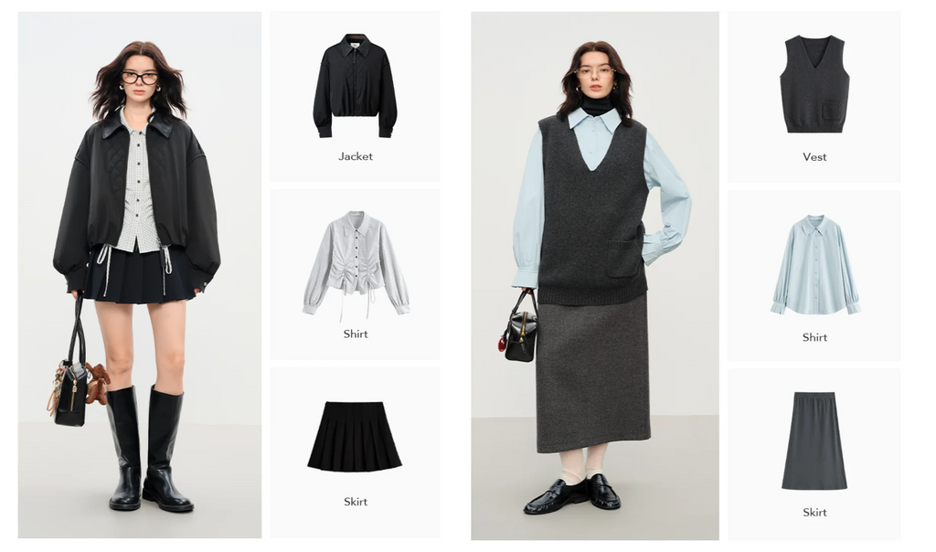 FSLE【Premium Series】temperament Striped V-neck Sweatshirt Suits Women's Winter 2025 New Style Shorts Sets Leisure