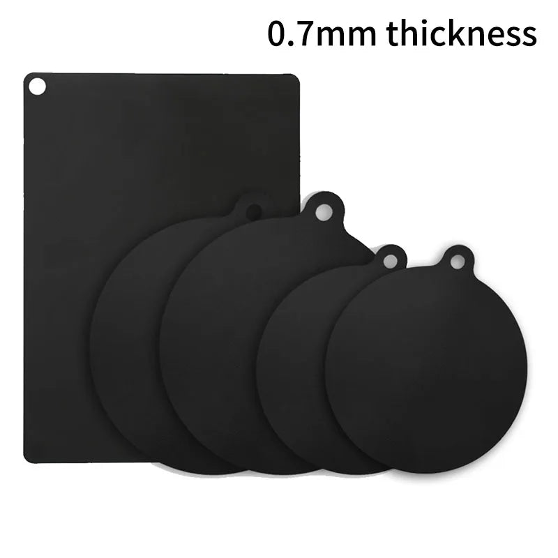 5PCS Induction Cooktop Black Protector Set Heat Resistant Electromagnetic Stove Protection Rectangular Round Mat For Kitchen Pot