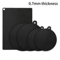 5PCS Induction Cooktop Black Protector Set Heat Resistant Electromagnetic Stove Protection Rectangular Round Mat For Kitchen Pot