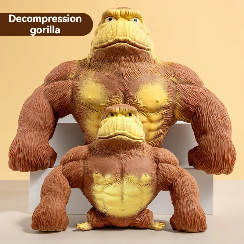 Fashion Antistress Gorilla Funny Gorilla Decompression Toy Doll Decompression Creative Toy Indestructible Soft Gorilla Statue