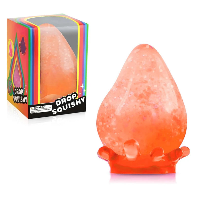 Ultra Big Water Droplet Pinching With Base Handmade Squeezing Silicone Pressure Relief Slow Decompression Rebound Kneading Gift