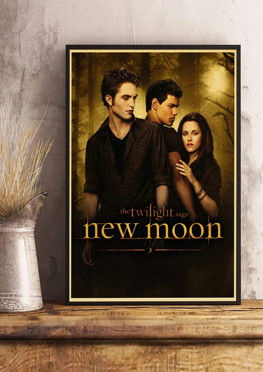 Film TV Movie Twilight Vintage Posters Wall Bedroom Painting Nostalgia Decor Aesthetic Cartoon Art Gift Print Art Wall Paintings