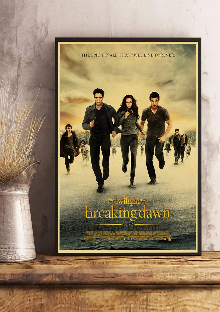 Film TV Movie Twilight Vintage Posters Wall Bedroom Painting Nostalgia Decor Aesthetic Cartoon Art Gift Print Art Wall Paintings