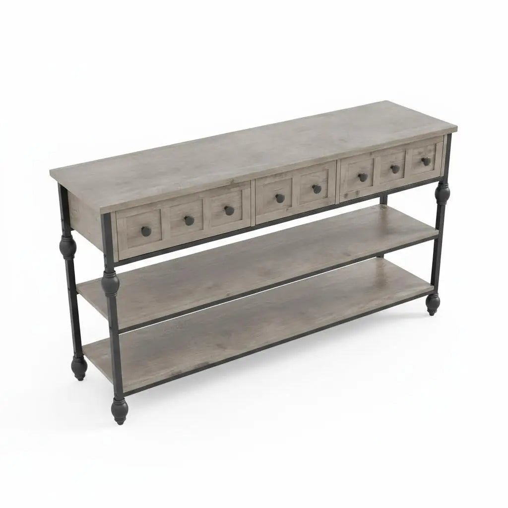 GarveeLife Farmhouse 52" Narrow Console Table