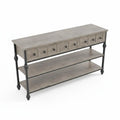 GarveeLife Farmhouse 52" Narrow Console Table