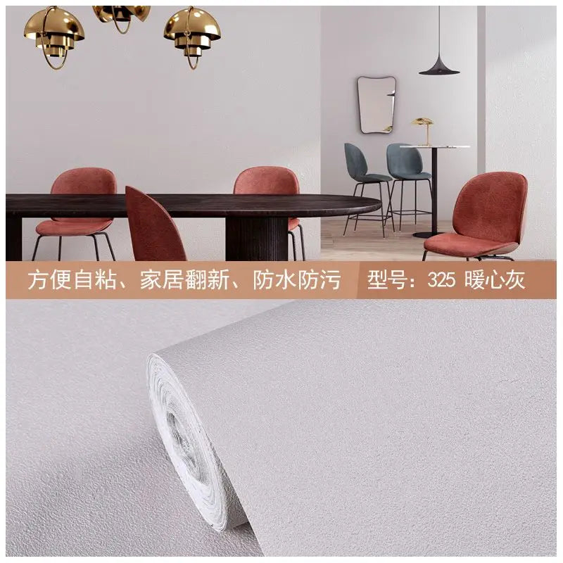 Matte PVC DIY Self Adhesive Decorable Film Vinyl Wall Stickers Kitchen Cabinets Bedroom Furniture Waterproof Oilproof Wallpapers
