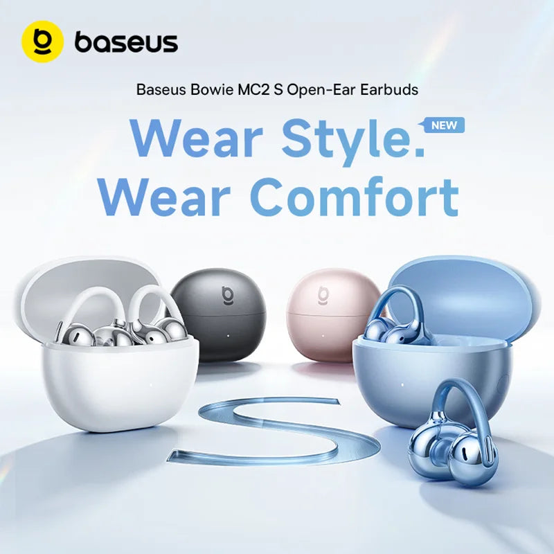 Baseus Bowie MC2 S Open Ear Clip Wireless Earphones