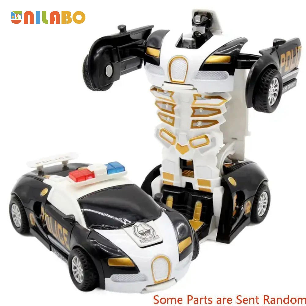 Transformable Robot Sports Car Toys