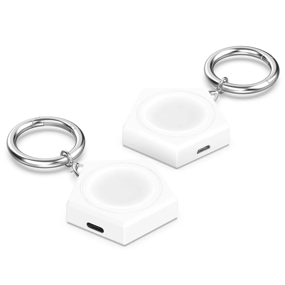 Portable Charger for Samsung Galaxy Ultra 2025/Watch 8/ 7/6 Classic/5/5 Pro/Active 2/Watch4/3 Magnetic Keychain Wireless Charger