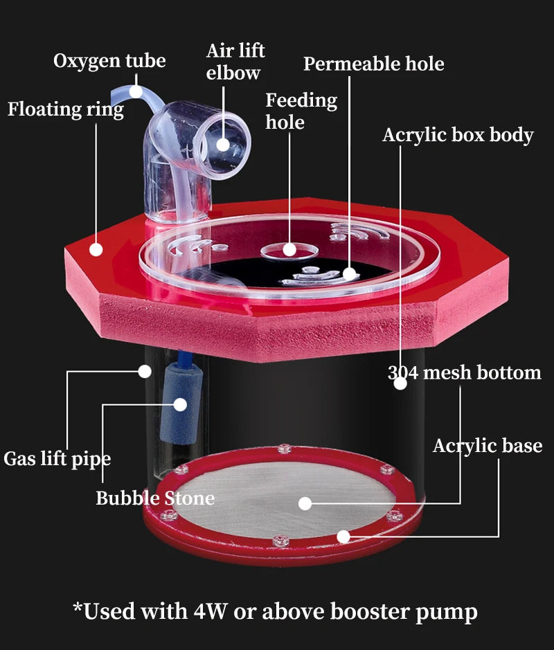 Suspended Fish Tank Breeding Isolation Box Transparent Acrylic Aquarium Incubator Multifunctional Spawning Room Fish Supplies