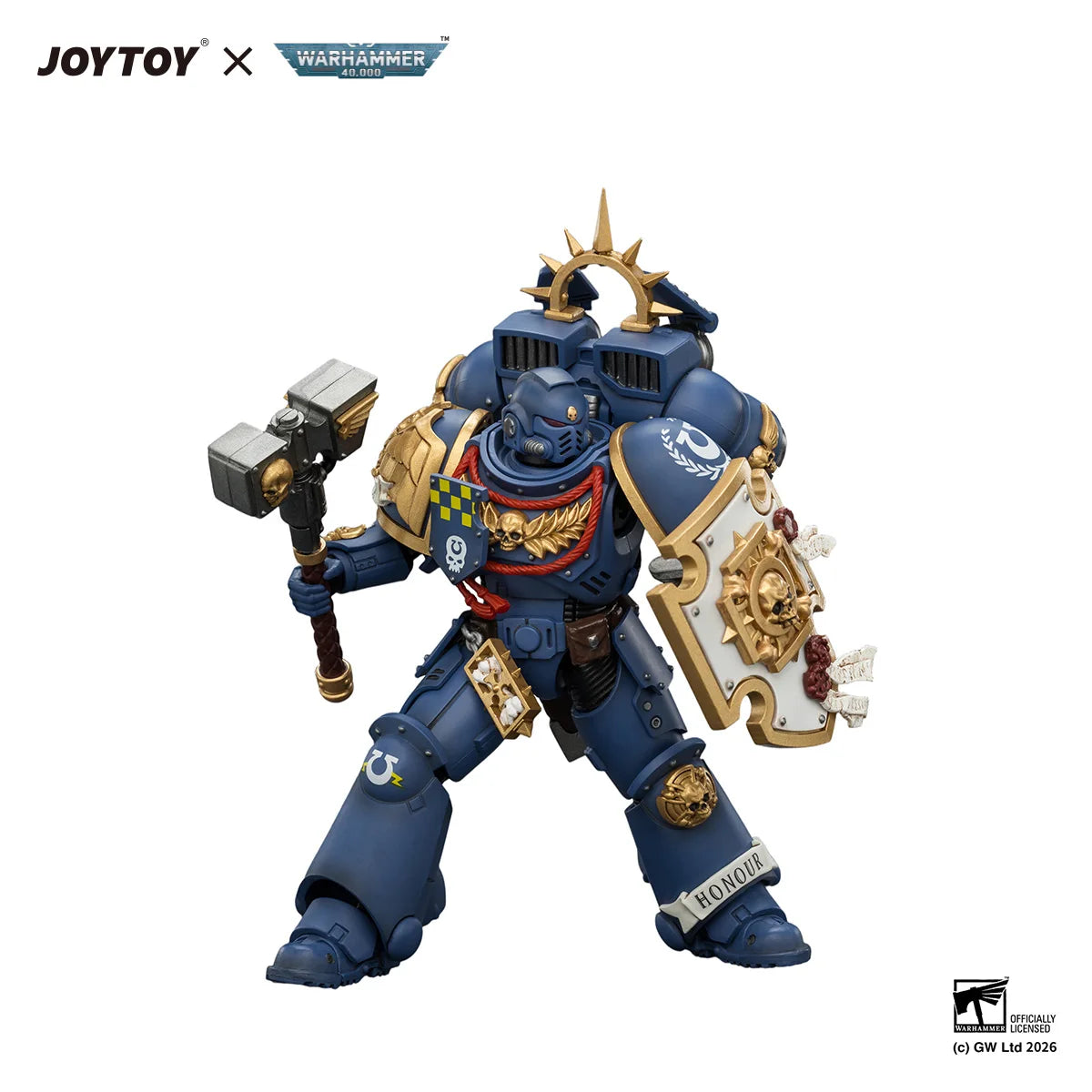 JOYTOY Warhammer 40K action figure 1/18 Ultramarines Captain with