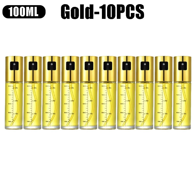 New Stainless Steel Oil Dispenser Glass Silicone Wrap Grill BBQ Sprayer Pot Gravy Boats Tools for Cooking Olive Oil Spray Bottle