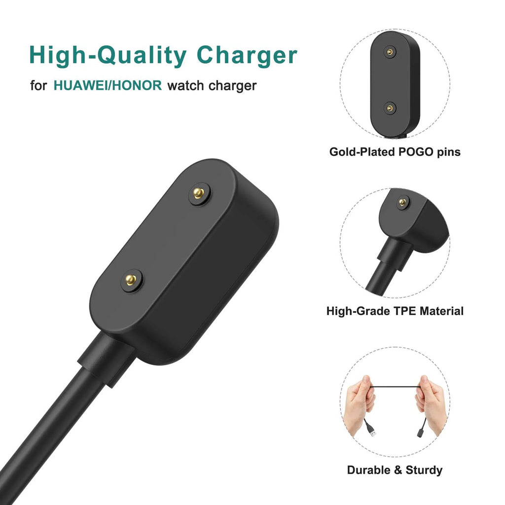 Wireless Charger Cable Station for Huawei Watch Band 9 8 7 6 Pro Fit 2 3 Honor Smart Watch Dock USB Type C Fast Charging Adapter