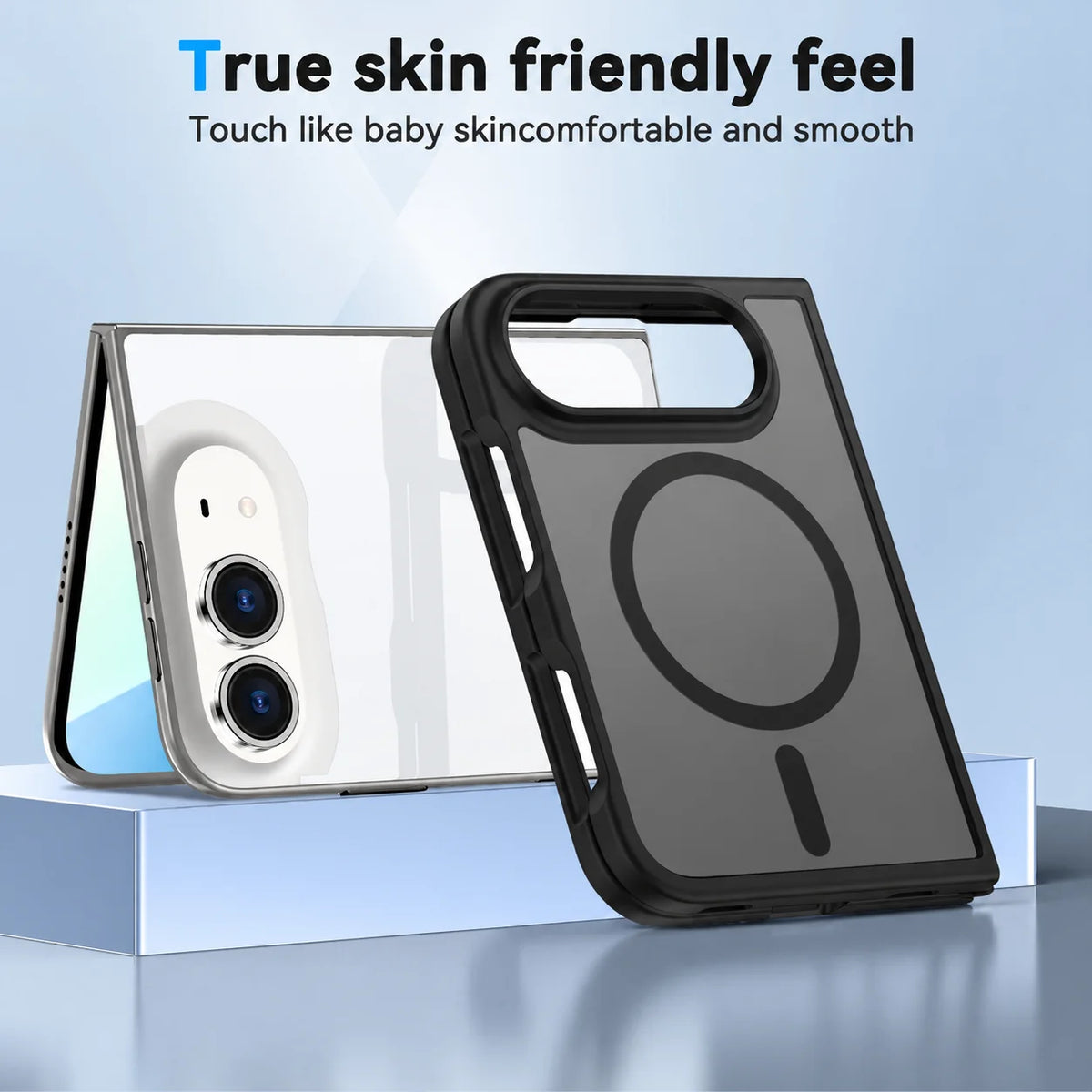 Folding Case for Iphone Duo Cell Phone Accessories Frosted Matte Shockproof Fold Protective Coque Cover