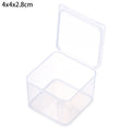 1pc Small Plastic Home Items Sundries Organizer Case Transparent Storage Box Jewelry Beads Container Fishing Tools Storage Box