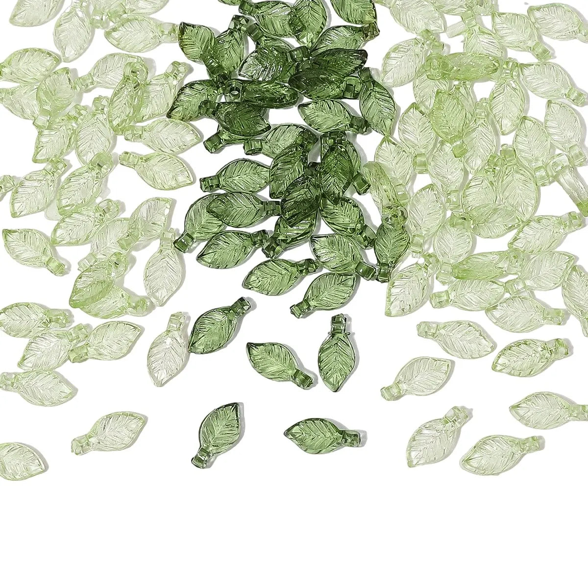 Acrylic Mini Small Tree Leaf Hand Beaded DIY Handmade