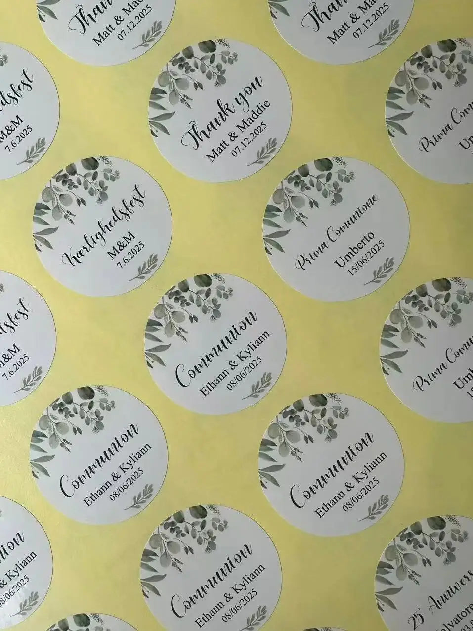 Custom Design Stickers for Any Occasion - Upload Logo/Photo